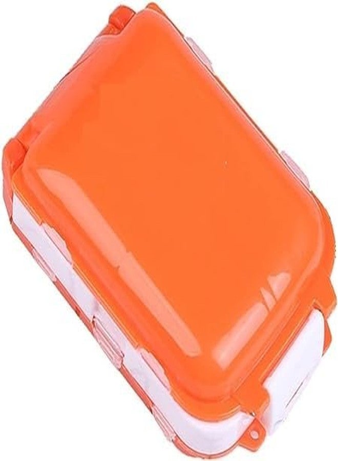 ATETO Portable Travel Pill Box Case Organizer Weekly 7 Day Plastic Medicine Vitamin Holder Container 8 Compartment Pill Organizer Good for Purse and Pocket (Pack of 1). - Image 1
